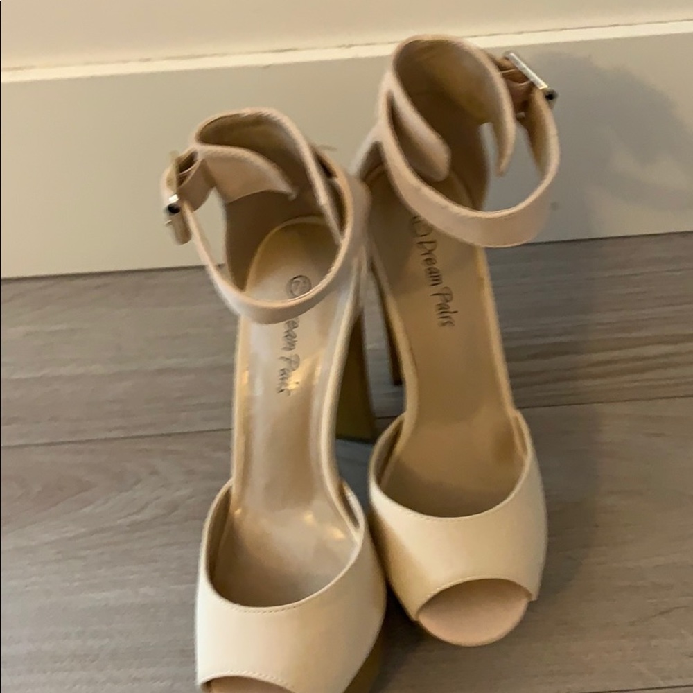 Platform open toe heels - Picture 2 of 5